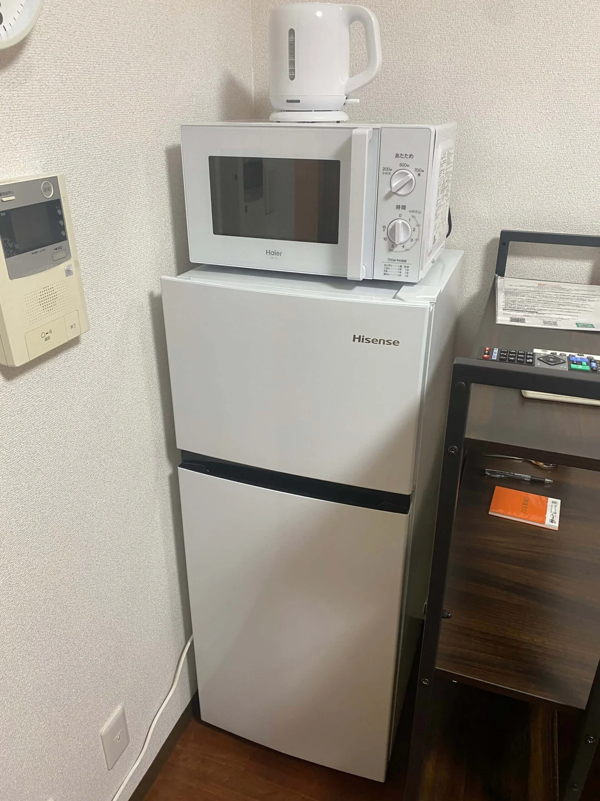 冷蔵庫・電子レンジも完備です♪