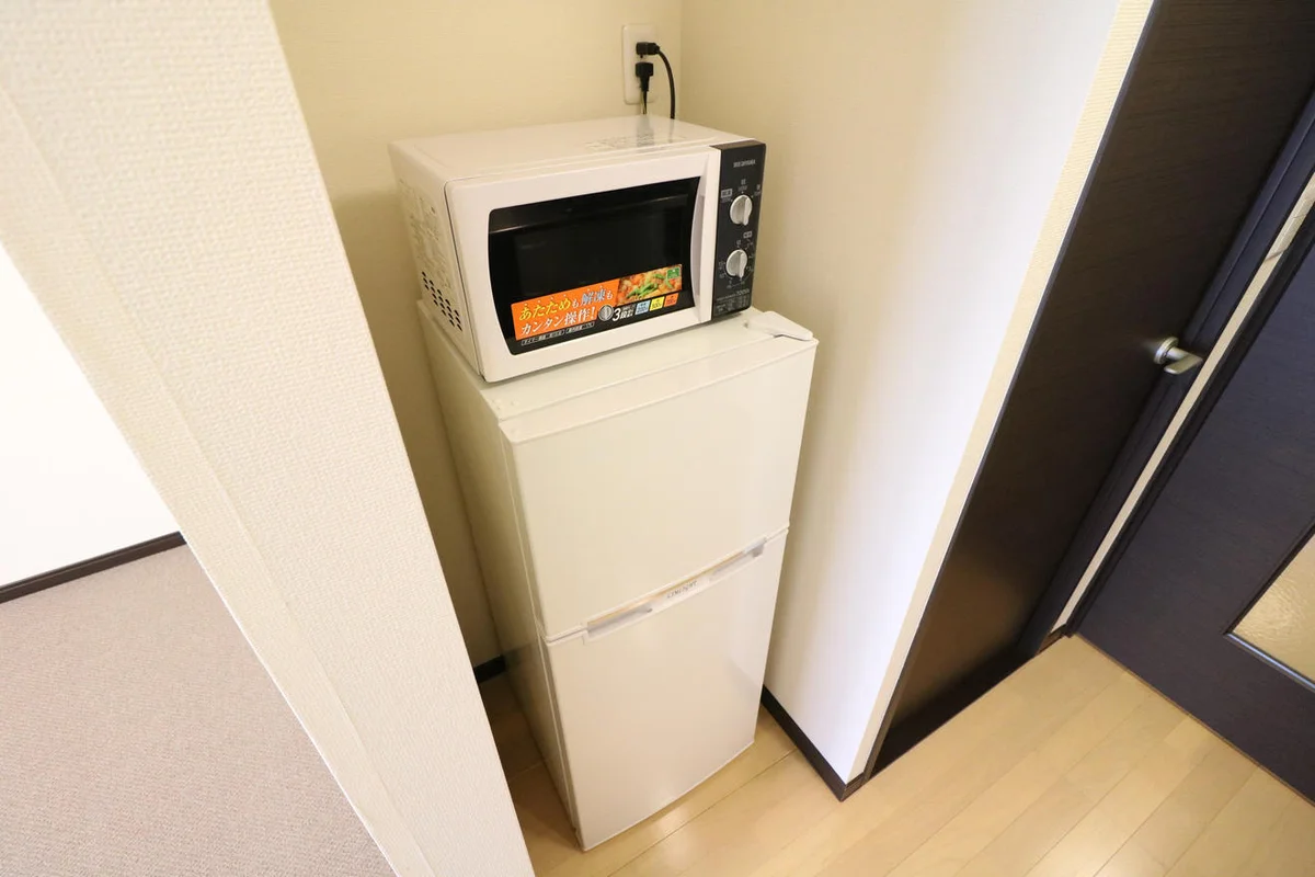 大型家具家電付きにより初めての一人暮らしの方も安心！