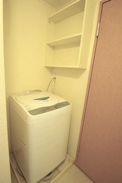 洗濯機前スペースは目隠しすれば脱衣所に◎