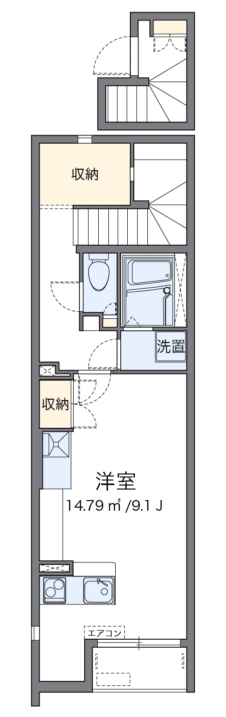 代表的な間取のため実際の間取とは異なる場合があります