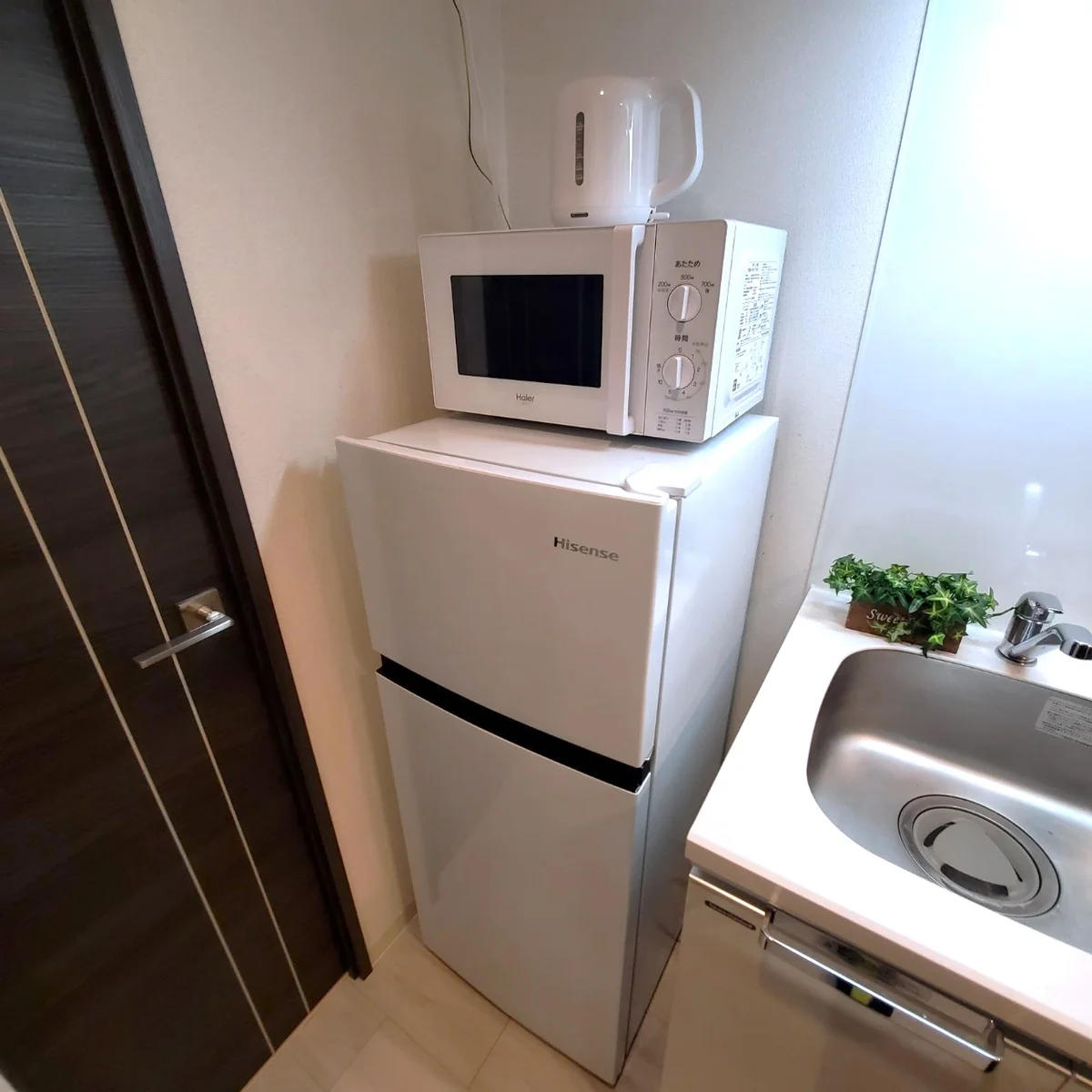 冷蔵庫・電子レンジもあり♪