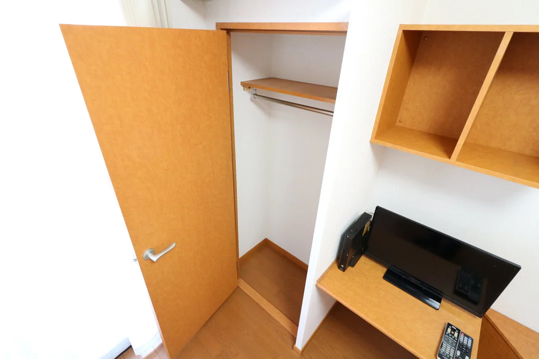 大切な衣類を収納出来るクローゼットあり