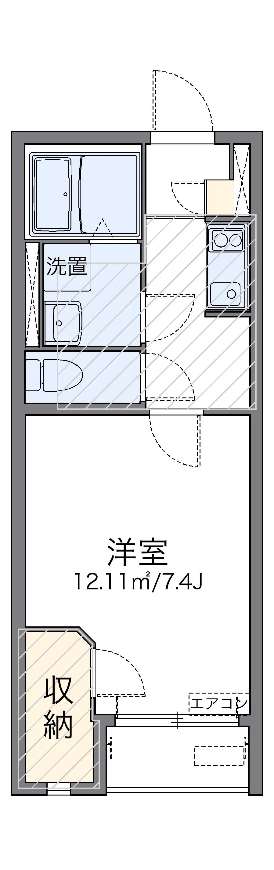 代表的な間取のため実際の間取とは異なる場合があります
