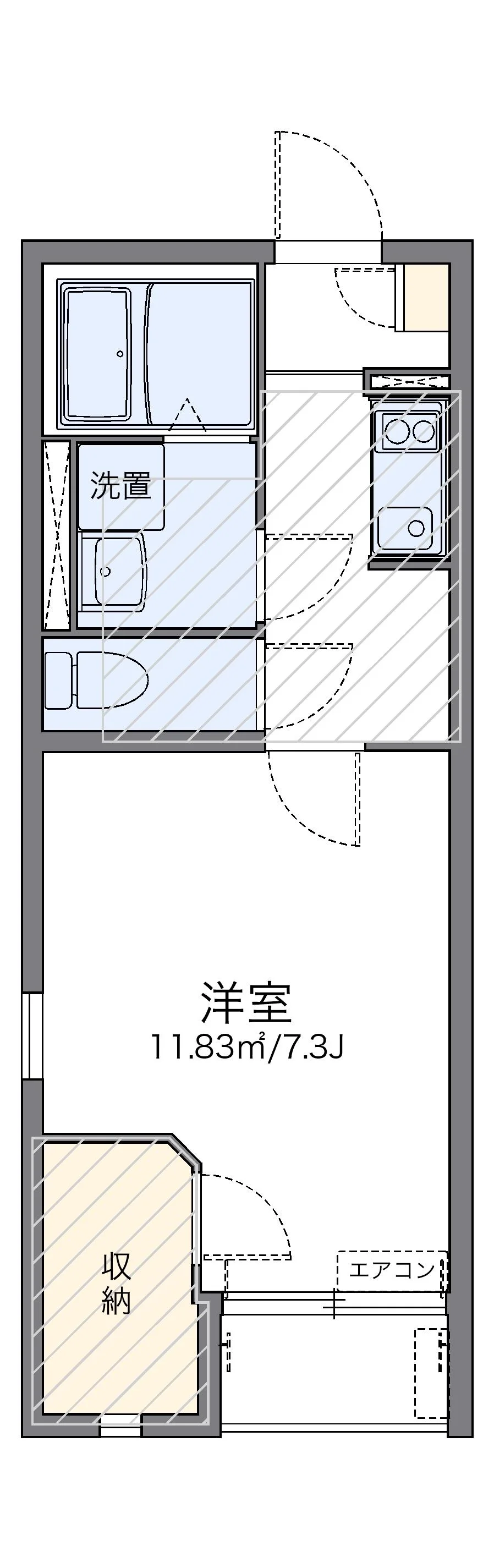 代表的な間取のため実際の間取とは異なる場合があります