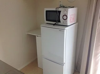 家電はお部屋によってサイズが異なります。