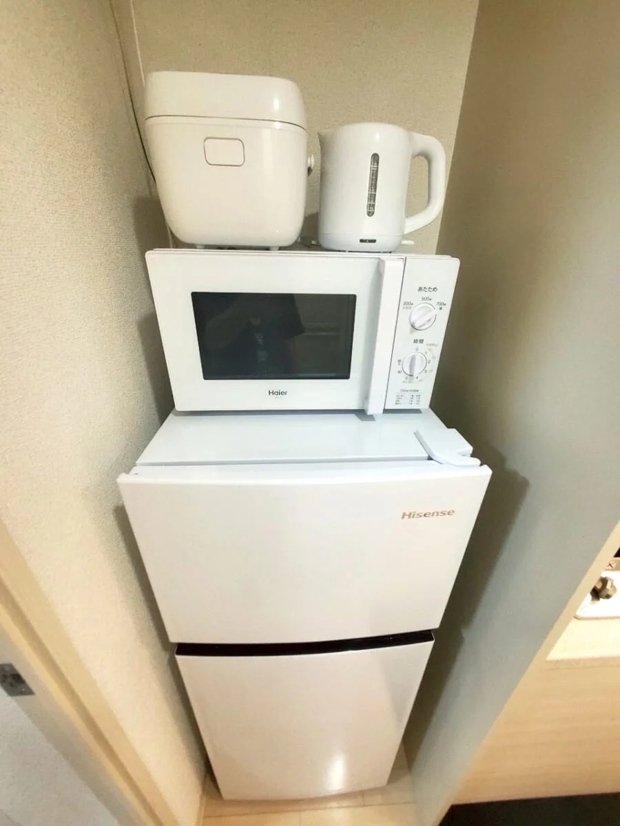 冷蔵庫・電子レンジ完備♪
