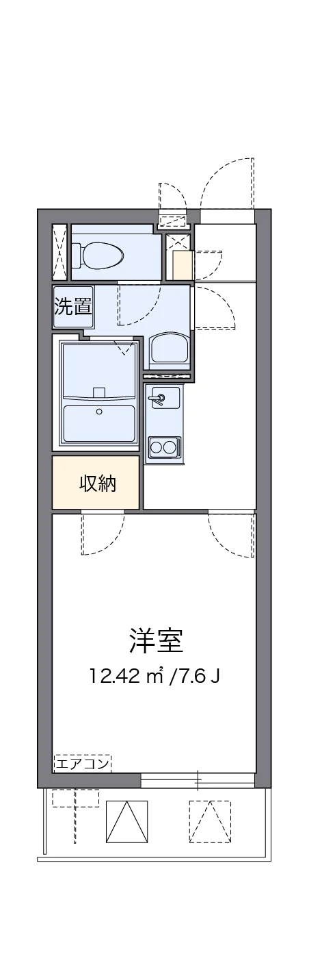 代表的な間取のため実際の間取とは異なる場合があります