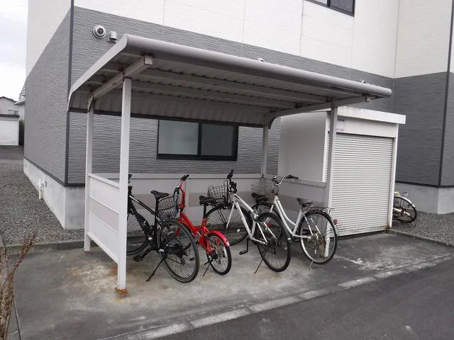 駐輪場です