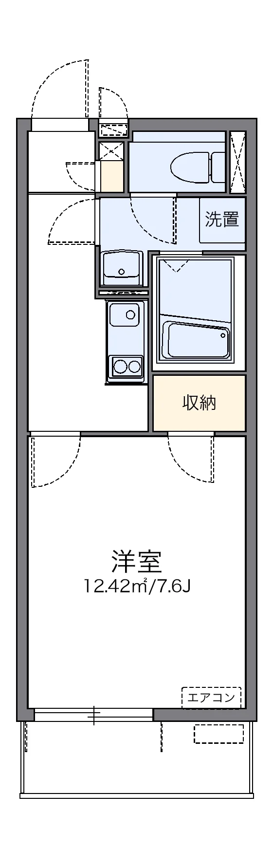代表的な間取のため実際の間取とは異なる場合があります