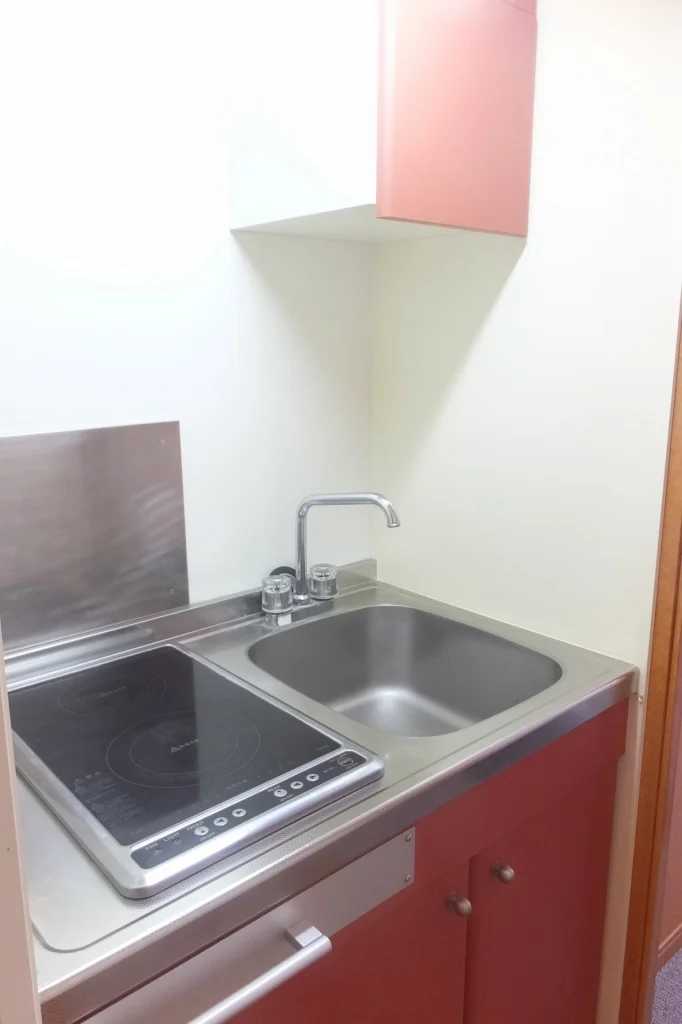 2口ラジエントヒーター設置済み