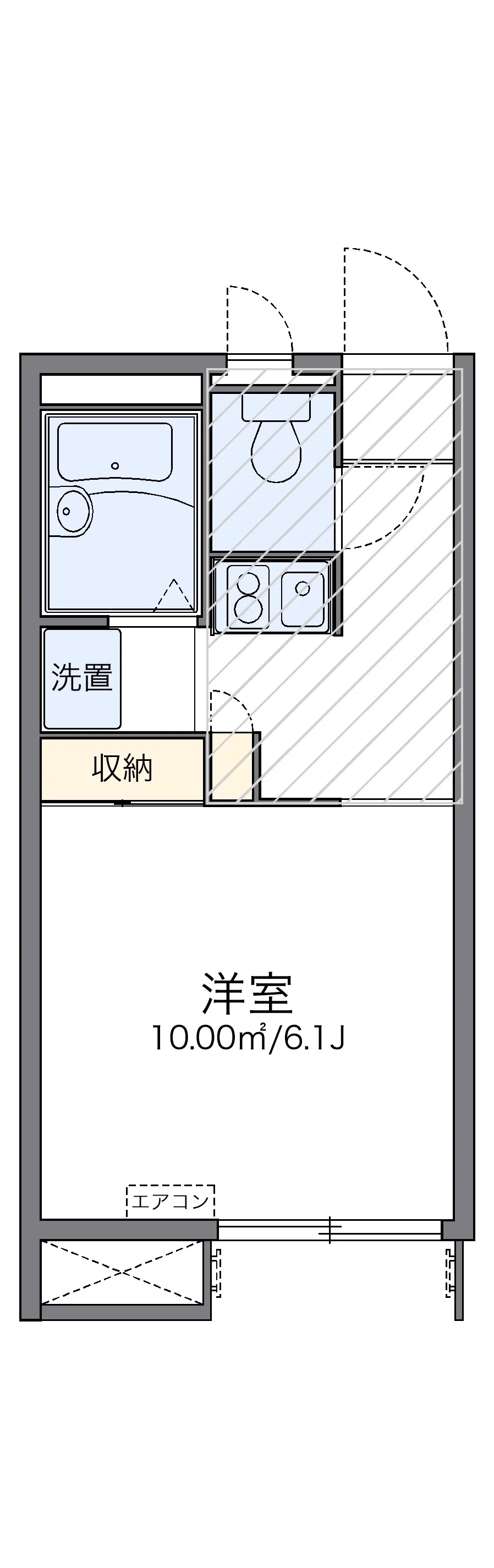 代表的な間取のため実際の間取とは異なる場合があります