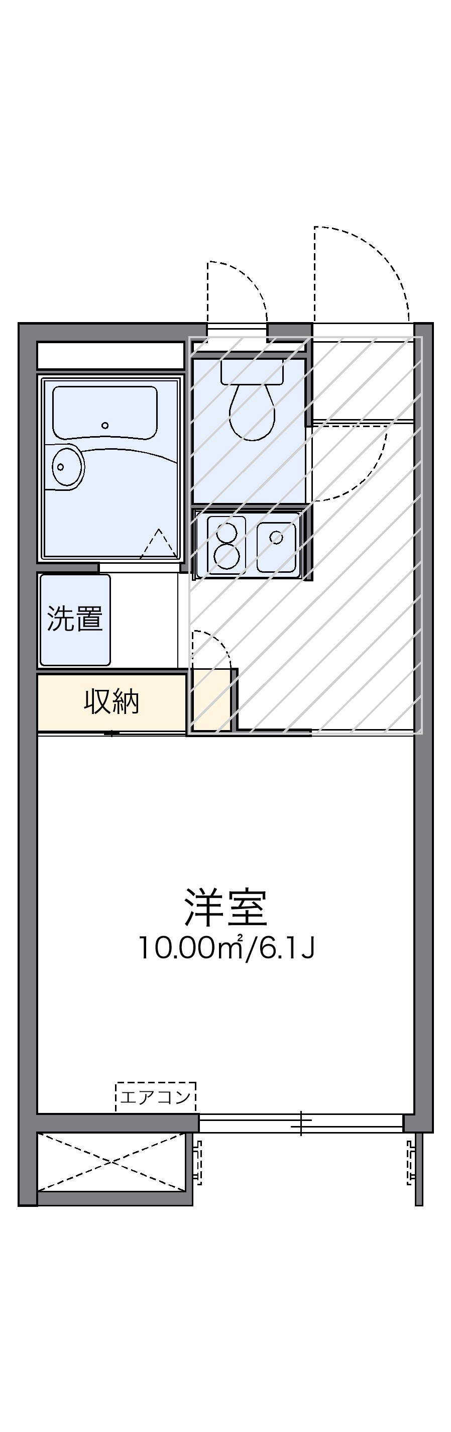 代表的な間取のため実際の間取とは異なる場合があります