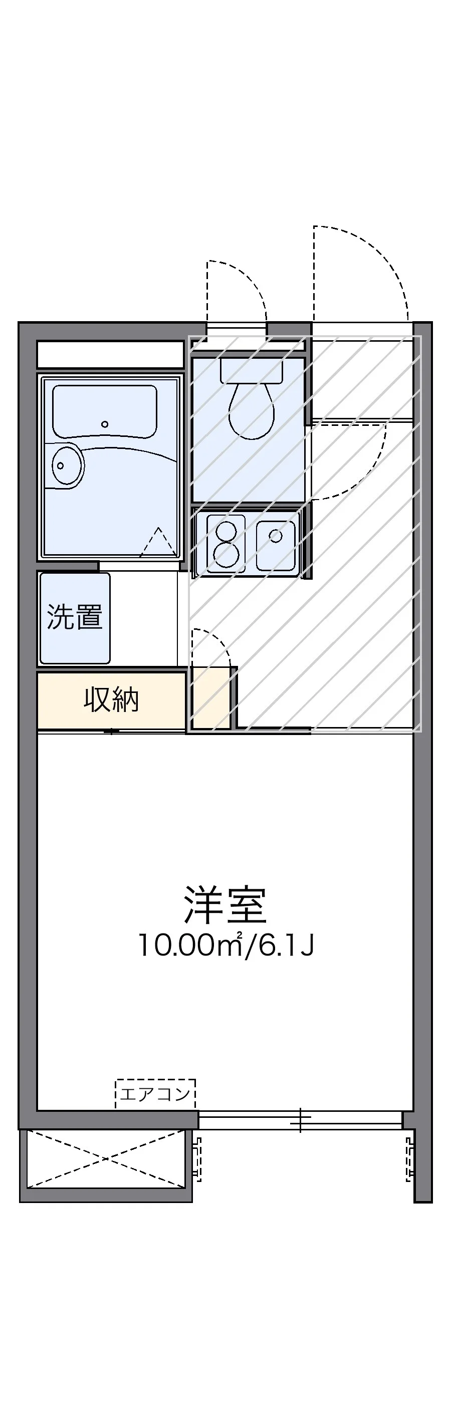 代表的な間取のため実際の間取とは異なる場合があります