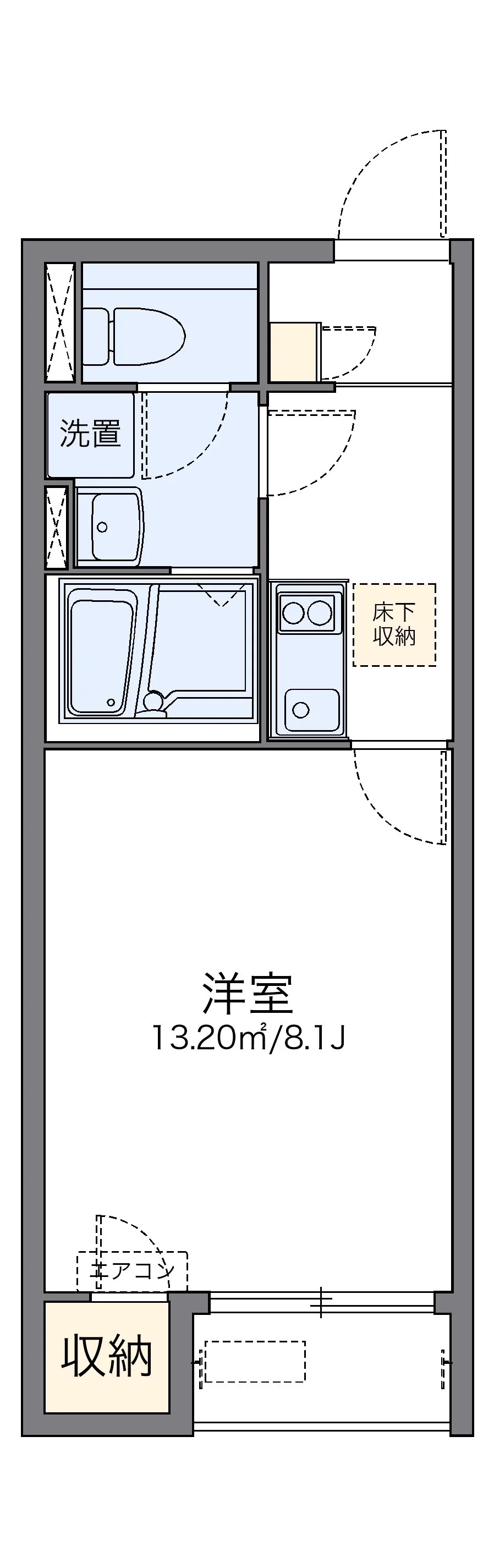 代表的な間取のため実際の間取とは異なる場合があります