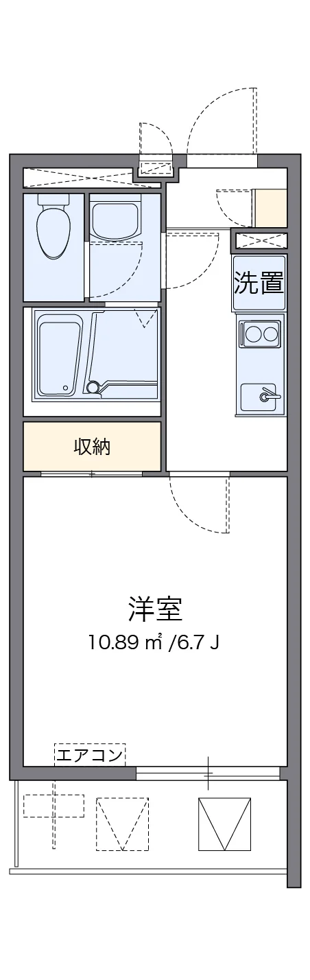 代表的な間取のため実際の間取とは異なる場合があります