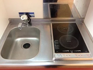 ラジエントヒーターで安全です!!