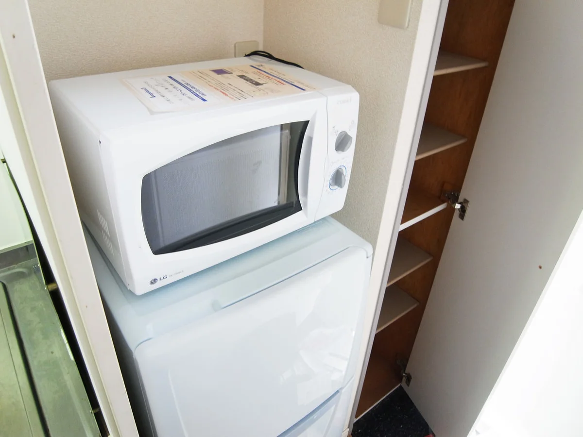 冷蔵庫、電子レンジ