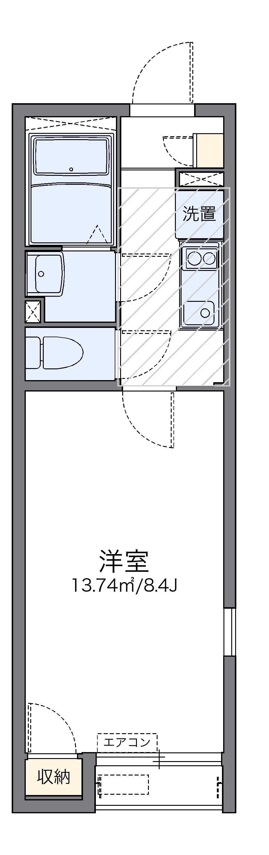 代表的な間取のため実際の間取とは異なる場合があります
