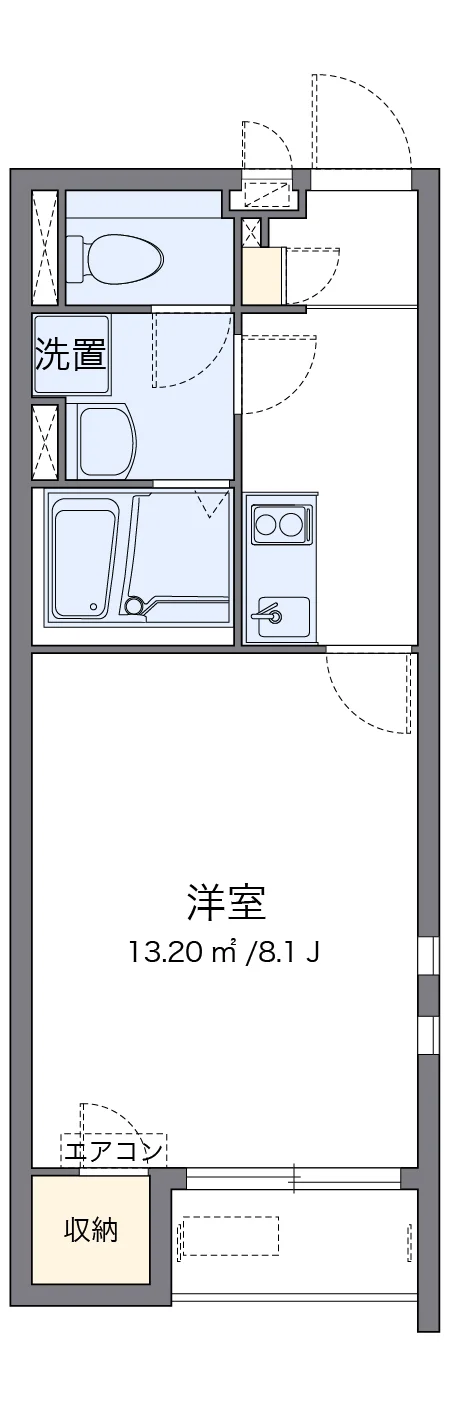 代表的な間取のため実際の間取とは異なる場合があります