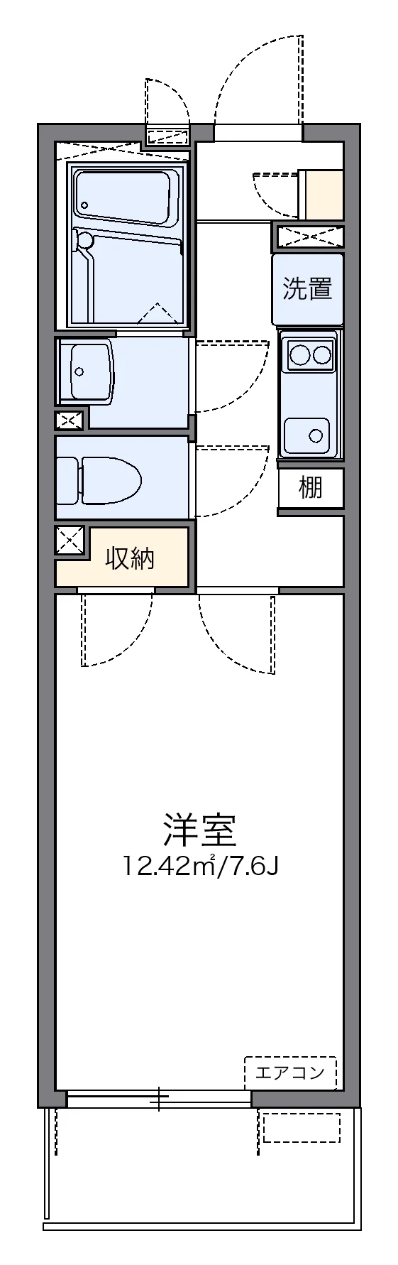 代表的な間取のため実際の間取とは異なる場合があります