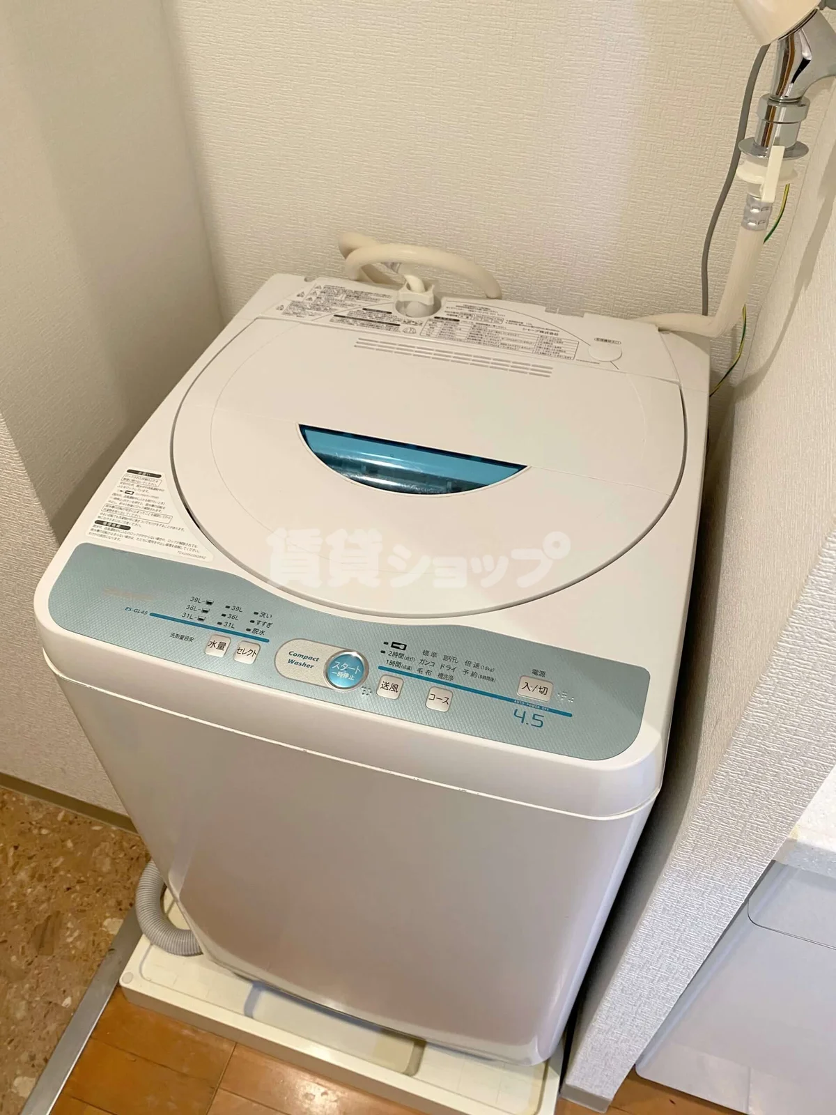 洗濯機も完備♪