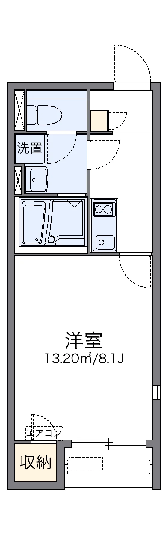 代表的な間取のため実際の間取とは異なる場合があります