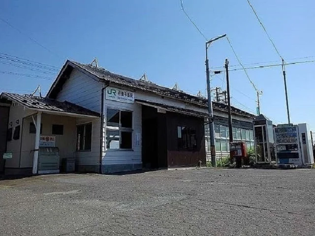 羽後牛島駅まで1500m