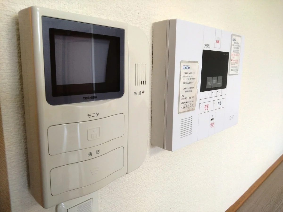 モニター付インターホンもあってセキュリティ充実！