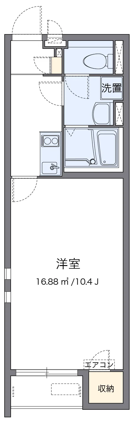 代表的な間取のため実際の間取とは異なる場合があります