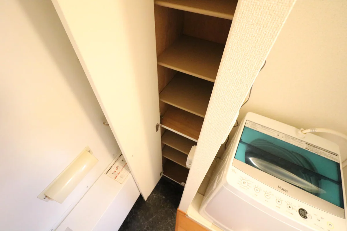 シューズボックス完備により女性でも安心