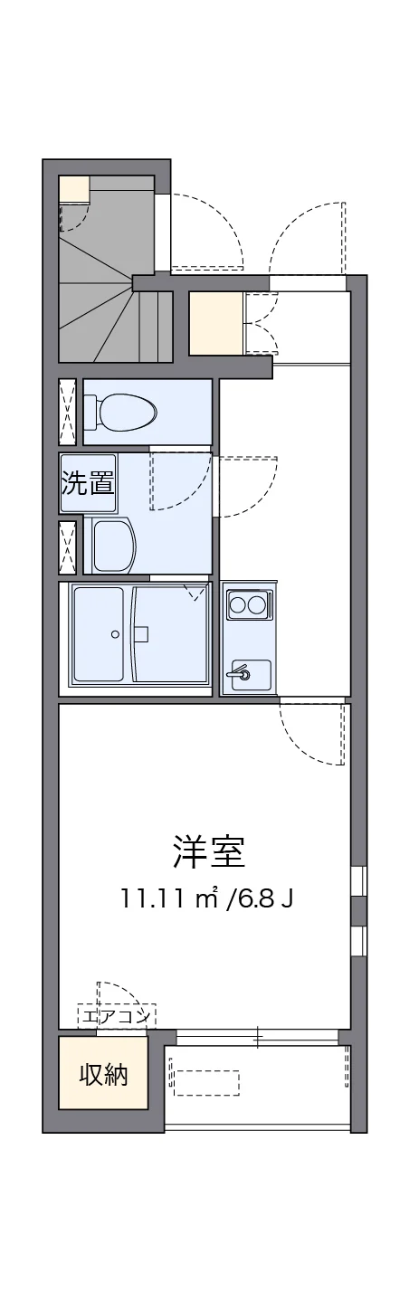 代表的な間取のため実際の間取とは異なる場合があります