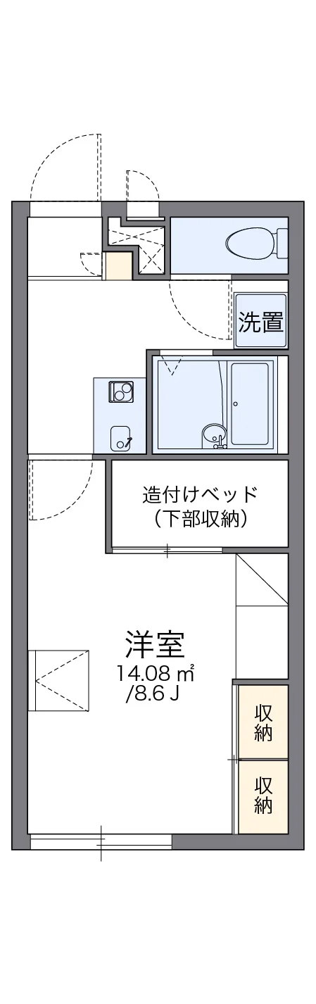 代表的な間取のため実際の間取とは異なる場合があります
