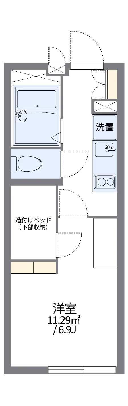 代表的な間取のため実際の間取とは異なる場合があります
