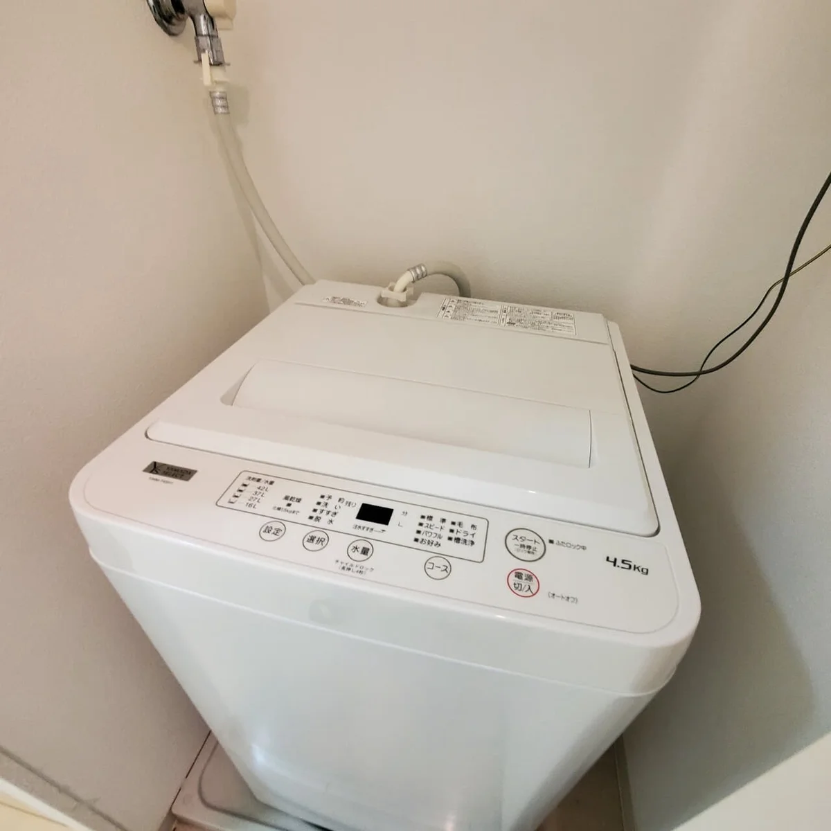 洗濯機も完備♪