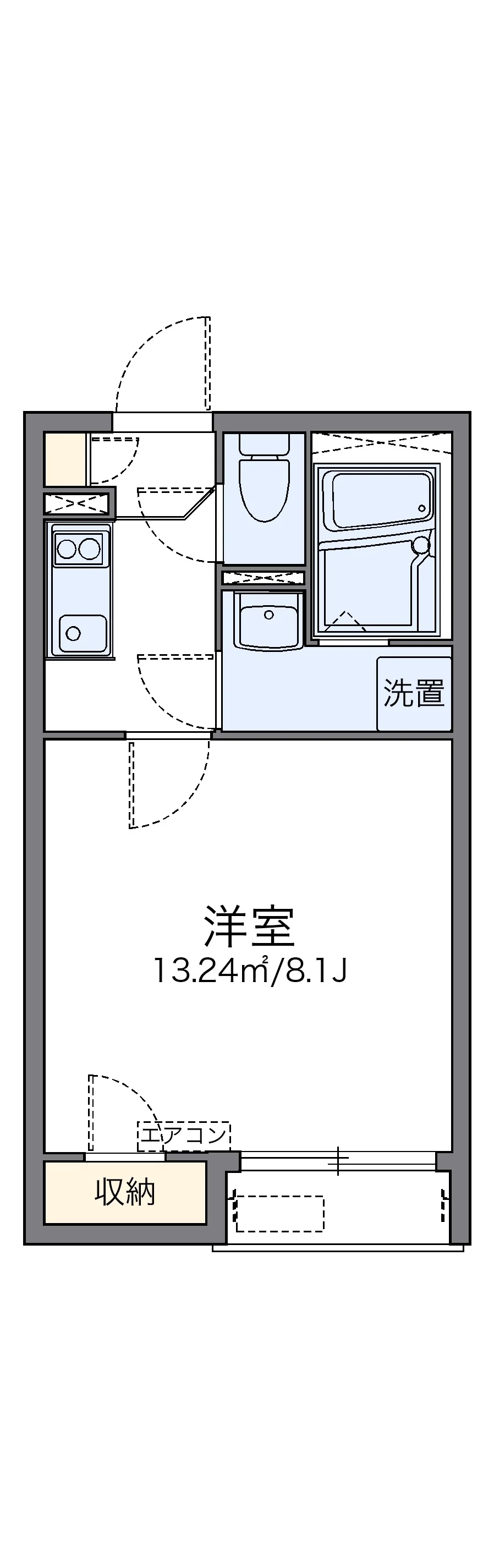 代表的な間取のため実際の間取とは異なる場合があります