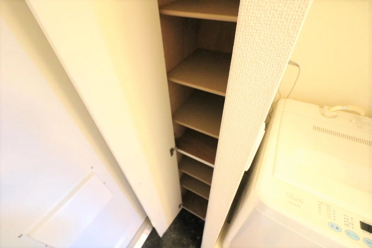 シューズボックス完備により女性でも安心