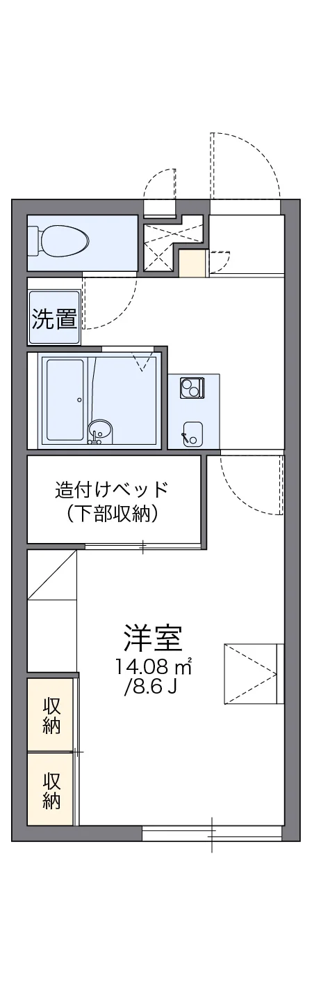 代表的な間取のため実際の間取とは異なる場合があります