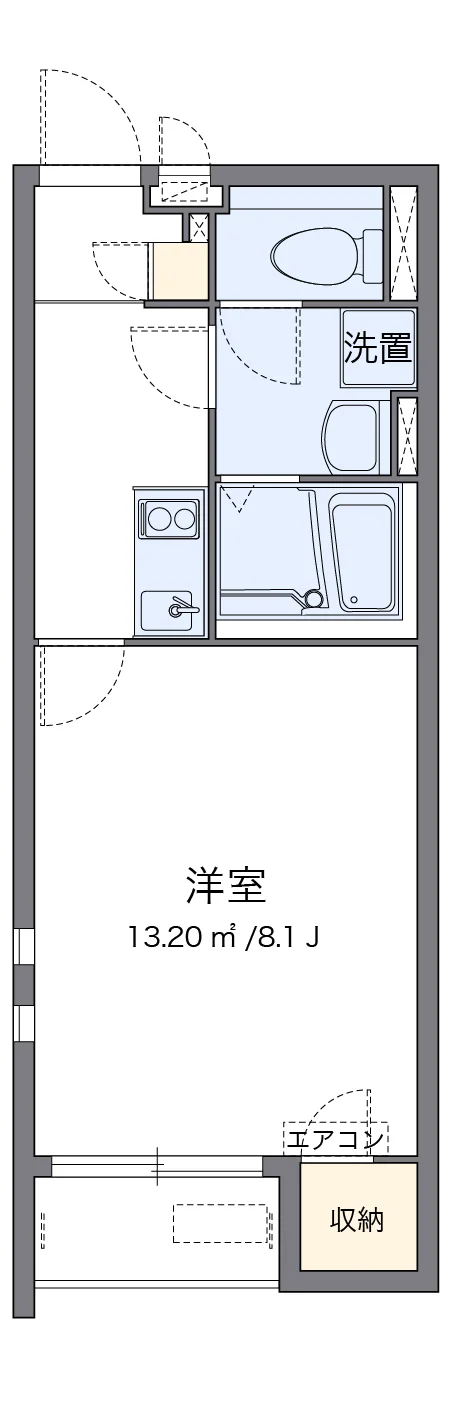 代表的な間取のため実際の間取とは異なる場合があります