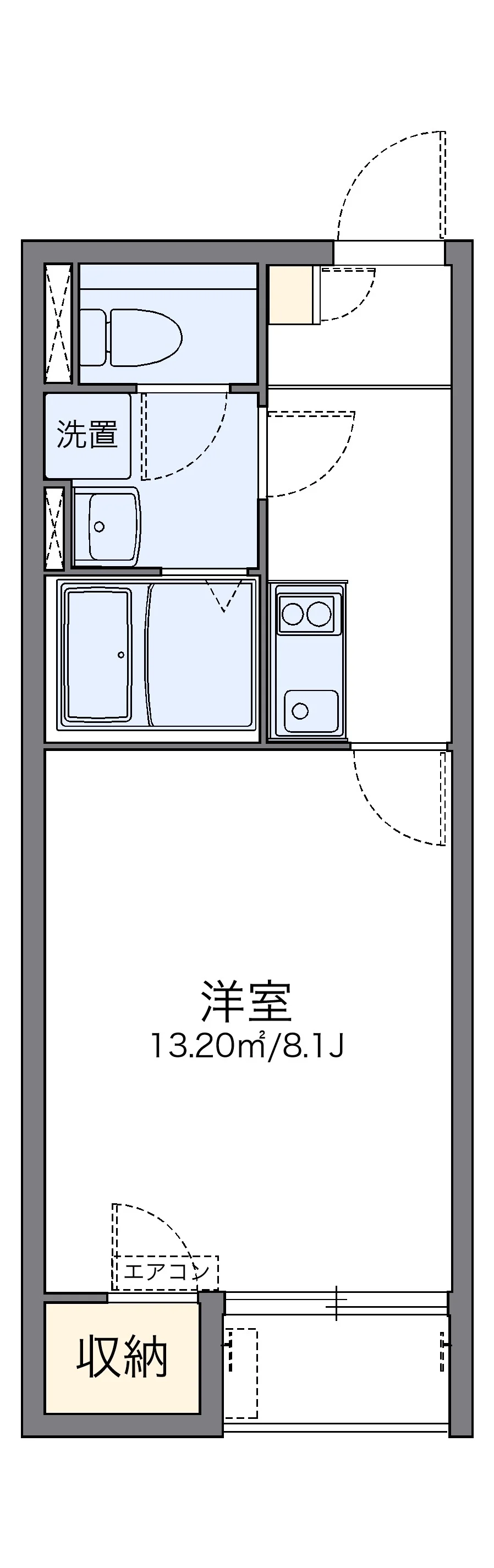 代表的な間取のため実際の間取とは異なる場合があります
