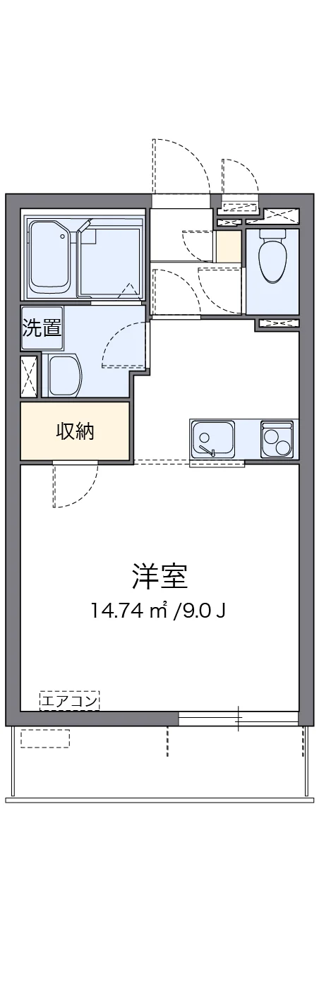 代表的な間取のため実際の間取とは異なる場合があります