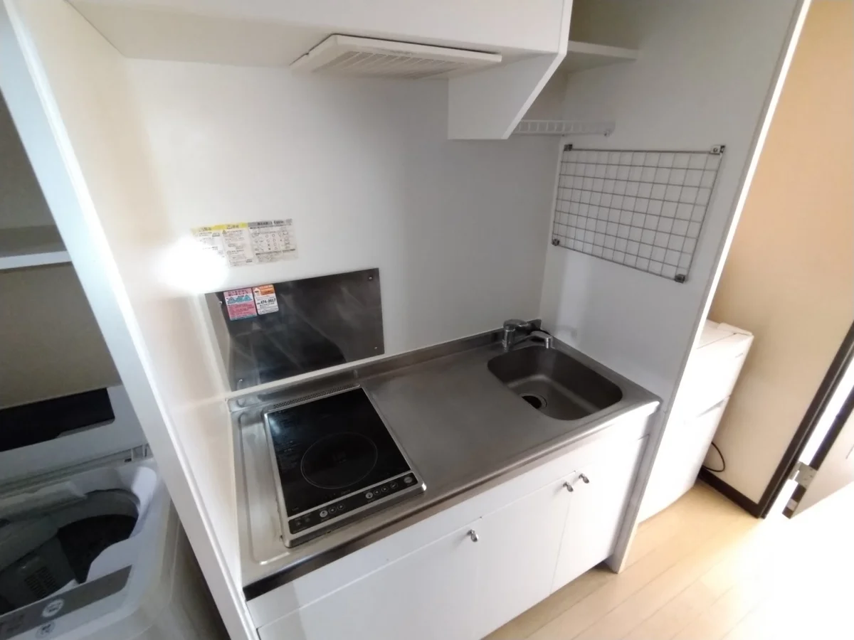 シングルレバー設置　シンク広めです♪