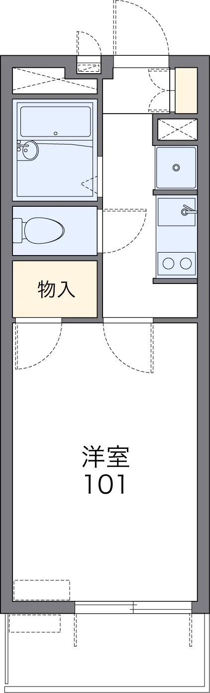 代表的な間取のため実際の間取とは異なる場合があります