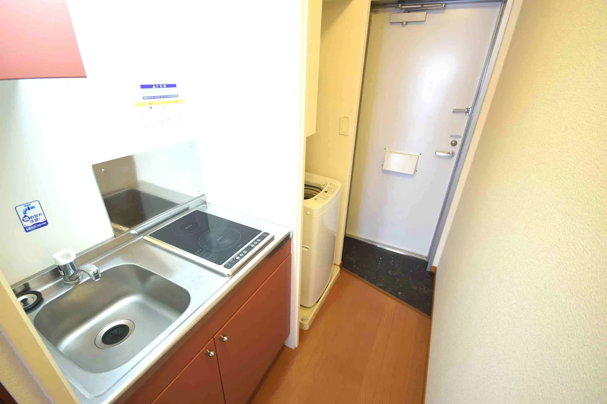 洗濯機も備わっております♪