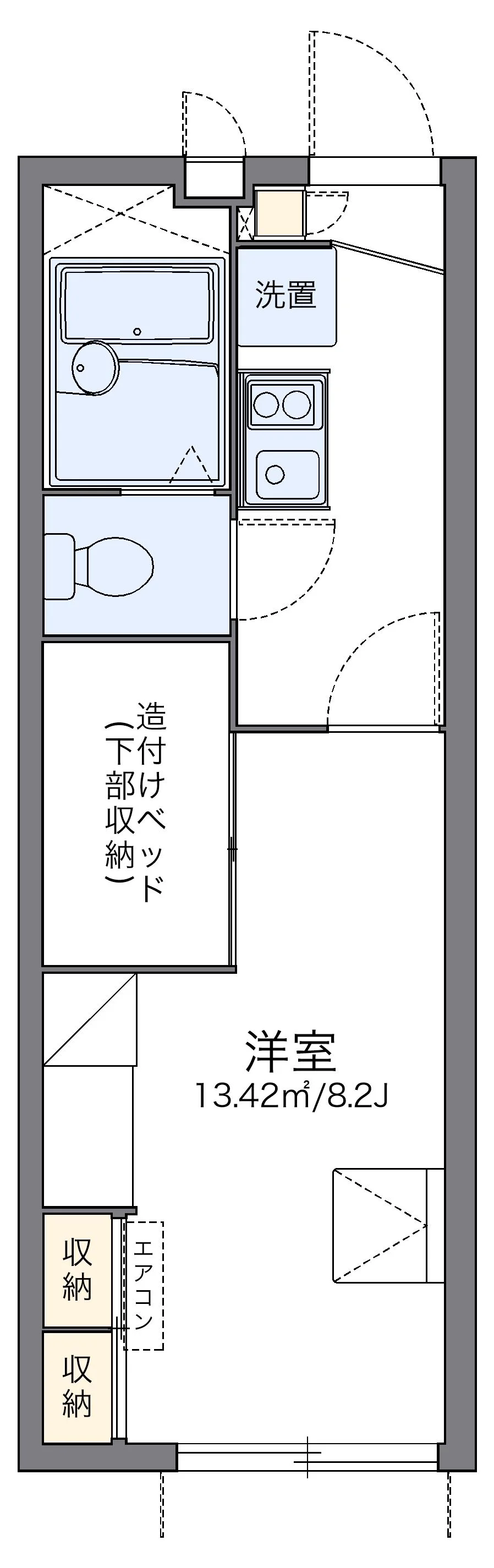 代表的な間取のため実際の間取とは異なる場合があります