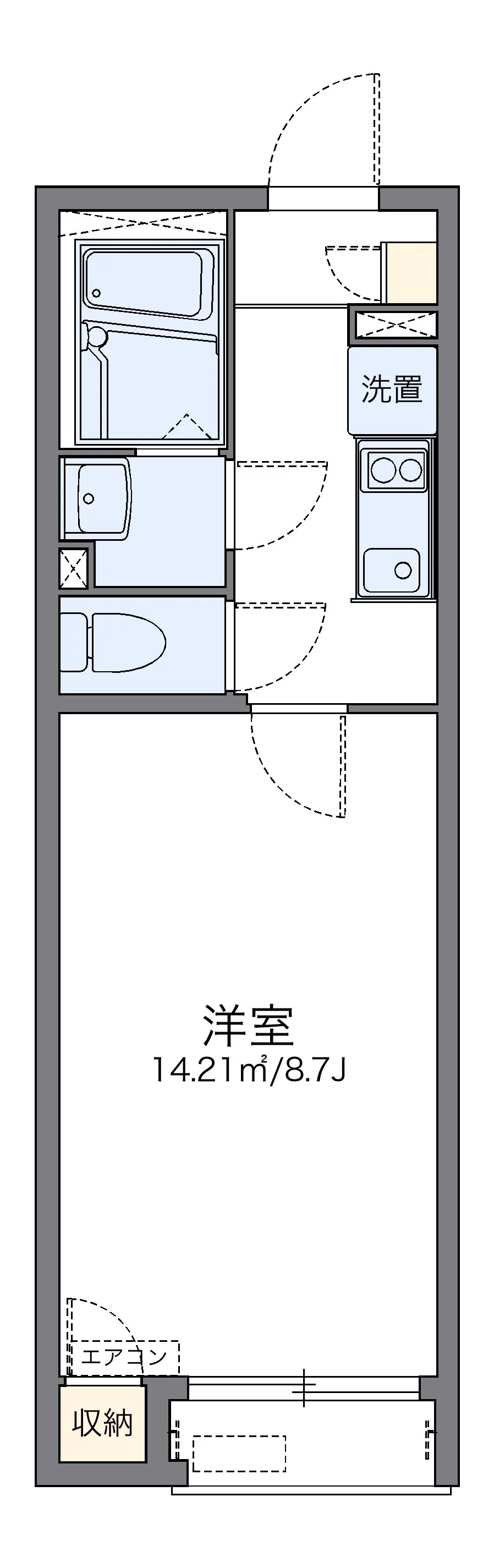 代表的な間取のため実際の間取とは異なる場合があります