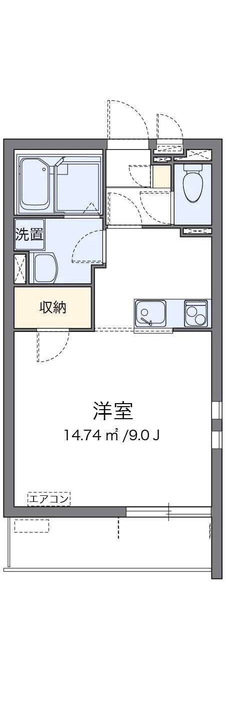 代表的な間取のため実際の間取とは異なる場合があります