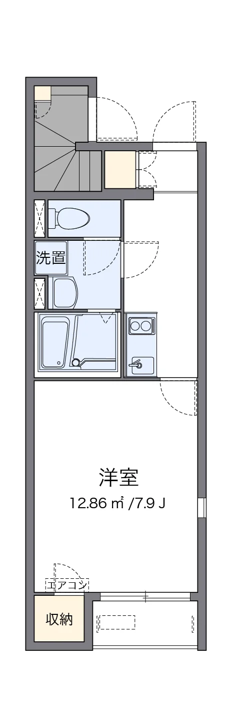 代表的な間取のため実際の間取とは異なる場合があります