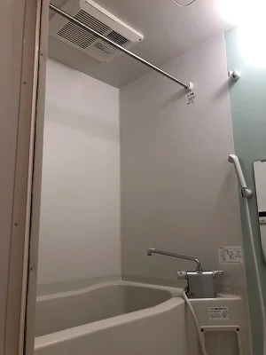 浴室乾燥機で洗濯物が乾く