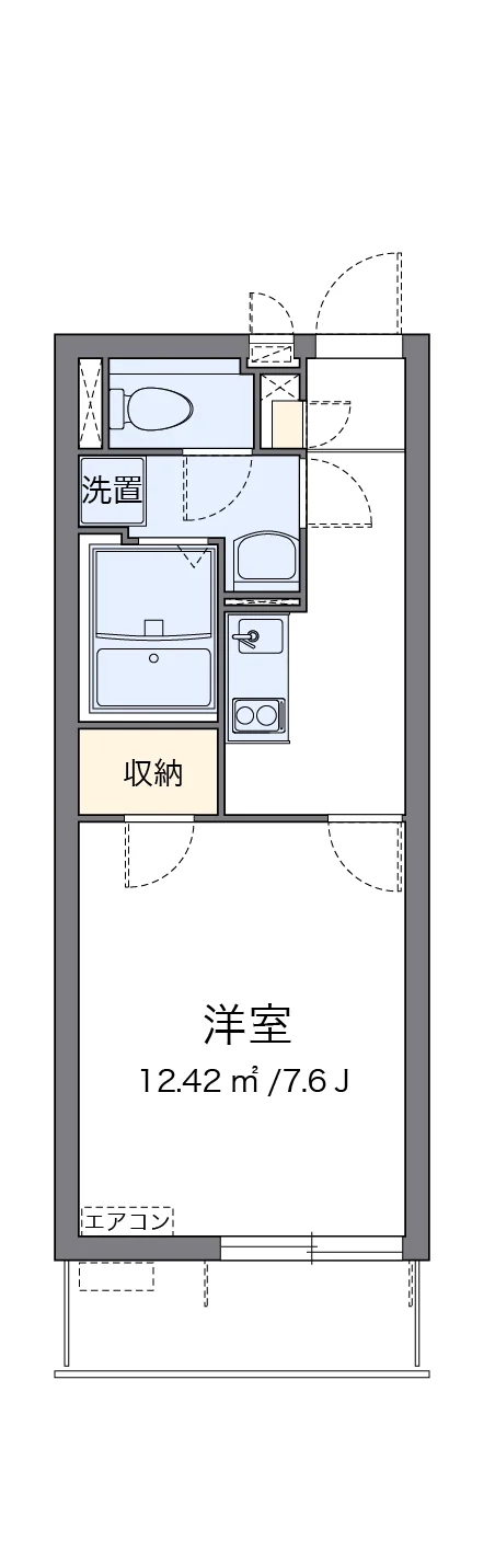 代表的な間取のため実際の間取とは異なる場合があります