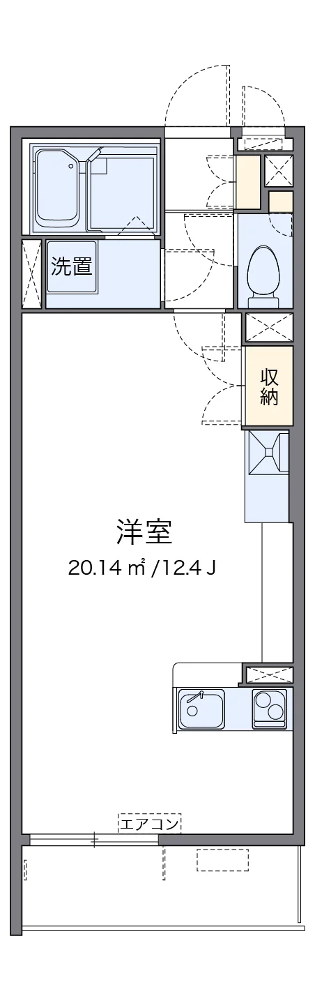 代表的な間取のため実際の間取とは異なる場合があります